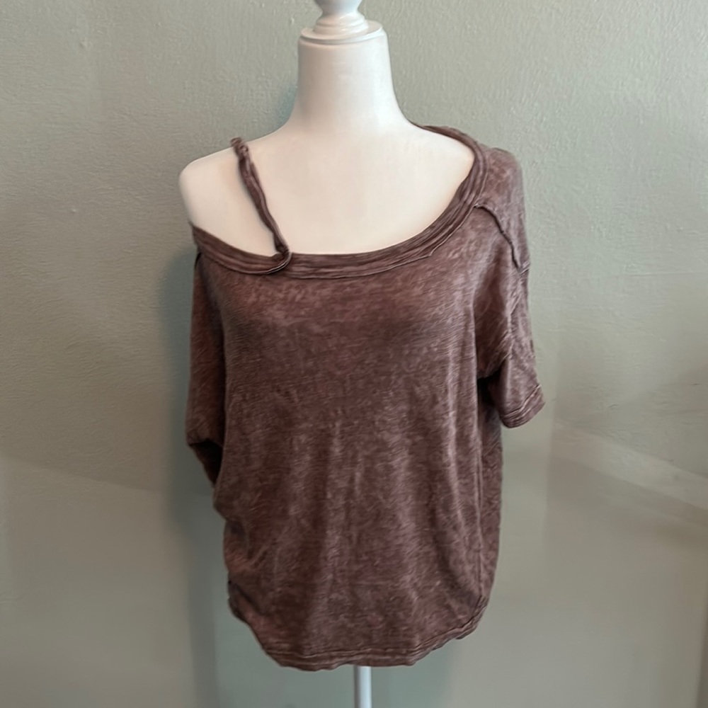 We the Free People S/P Oversized mid length t shirt